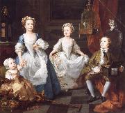 William Hogarth THe Graham Children oil painting
